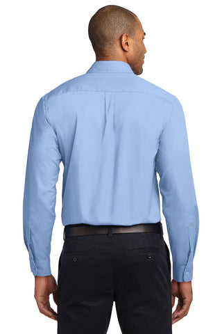 Port Authority Tall Long Sleeve Easy Care Shirt (Light Blue/ Light Stone)