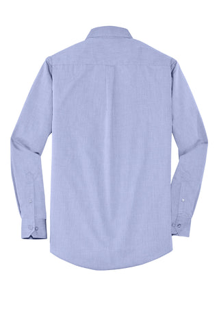 Port Authority Tall Crosshatch Easy Care Shirt (Chambray Blue)