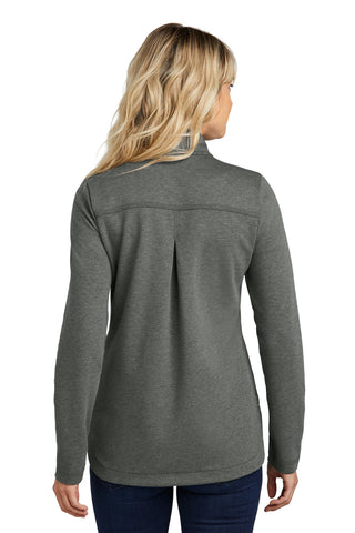 TravisMathew Ladies Coveside Full-Zip (Dark Grey Heather)