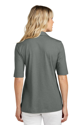 TravisMathew Ladies Sunsetters Polo (Black Heather)