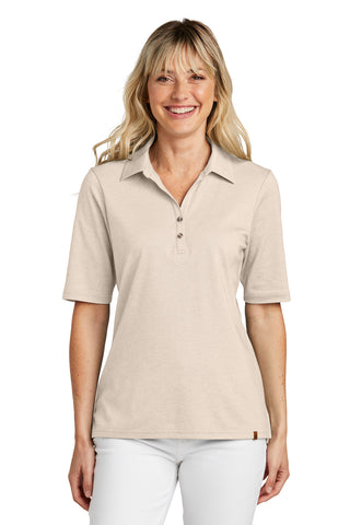 TravisMathew Ladies Sunsetters Polo (Natural Heather)