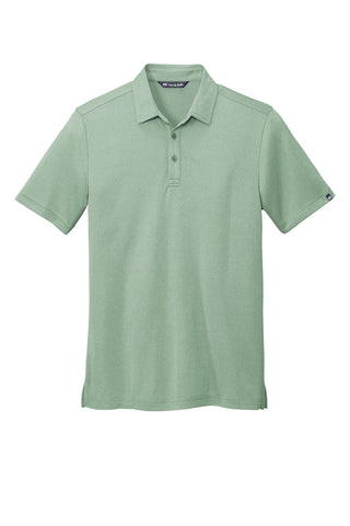 TravisMathew Coto Performance Polo (Beryl Green Heather)