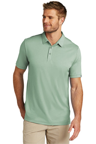 TravisMathew Coto Performance Polo (Beryl Green Heather)