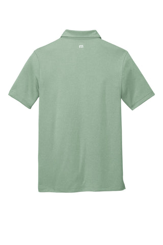 TravisMathew Coto Performance Polo (Beryl Green Heather)