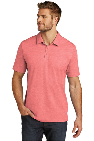 TravisMathew Oceanside Heather Polo (Cardinal Heather)