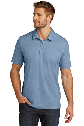 TravisMathew Oceanside Heather Polo (Classic Blue Heather)