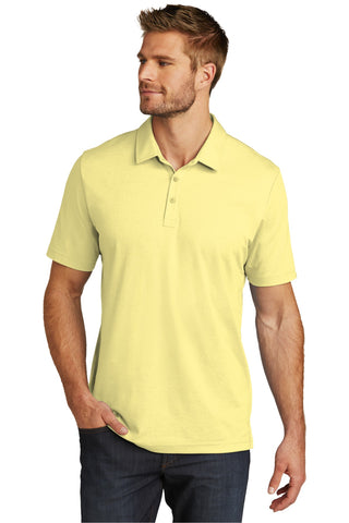 TravisMathew Oceanside Heather Polo (Pale Banana Heather)