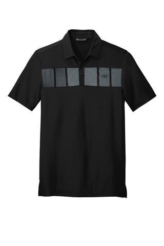 TravisMathew Cabana Chest Stripe Polo (Black)