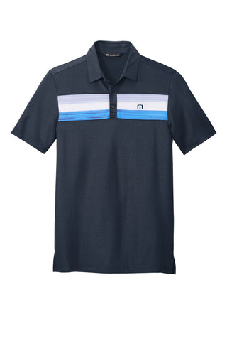 TravisMathew Cabana Chest Stripe Polo (Blue Nights)