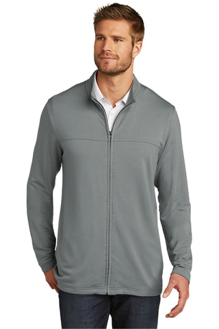 TravisMathew Newport Full-Zip Fleece (Quiet Shade Grey)