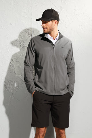 TravisMathew Surfside Full-Zip Jacket (Quiet Shade Grey Heather)