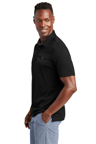 TravisMathew Monterey Chest Stripe Polo (Black)