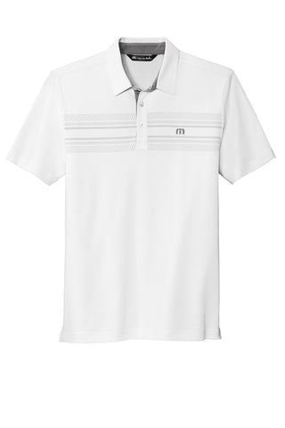 TravisMathew Monterey Chest Stripe Polo (White)