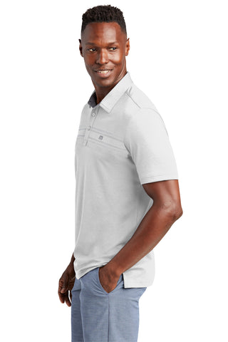 TravisMathew Monterey Chest Stripe Polo (White)