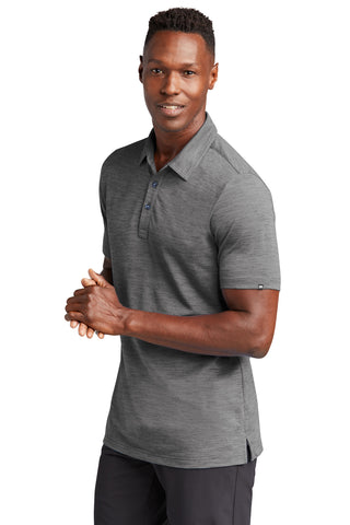 TravisMathew Auckland Slub Polo (Dark Grey)