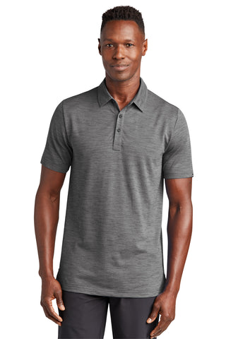 TravisMathew Auckland Slub Polo (Dark Grey)