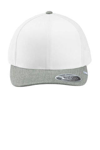 TravisMathew Cruz Colorblock Trucker Cap (White/ Heather Grey)