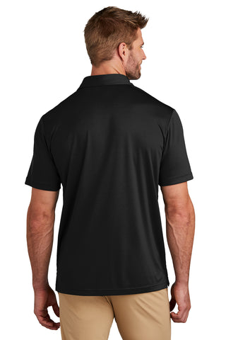 TravisMathew Coto Performance Chest Stripe Polo (Black)