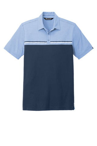 TravisMathew Sunset Blocked Polo (Riviera Heather/ Blue Nights)