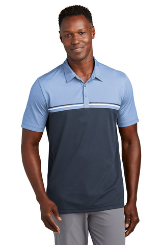 TravisMathew Sunset Blocked Polo (Riviera Heather/ Blue Nights)