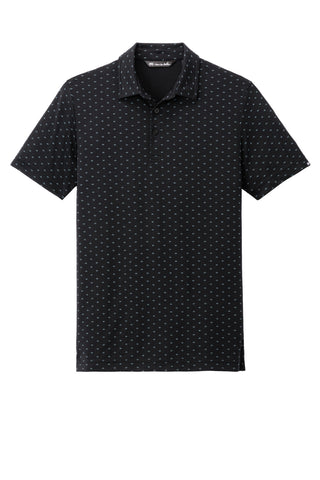 TravisMathew Oceanside Geo Polo (Black/ Aegean Blue)