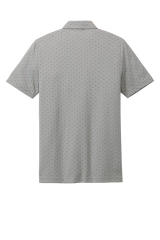 TravisMathew Oceanside Geo Polo (Quiet Shade Grey Heather/ Dark Grey)