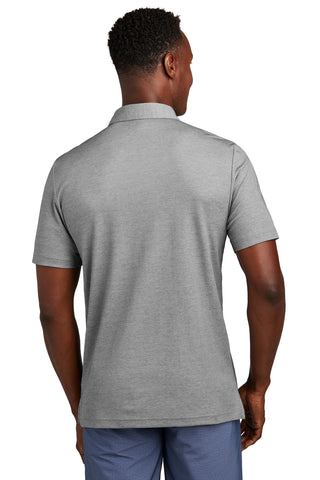 TravisMathew Oceanside Heather Pocket Polo (Quiet Shade Grey Heather)