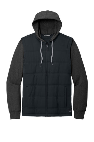 TravisMathew Tides Up Hooded Jacket (Black/ Black Heather)