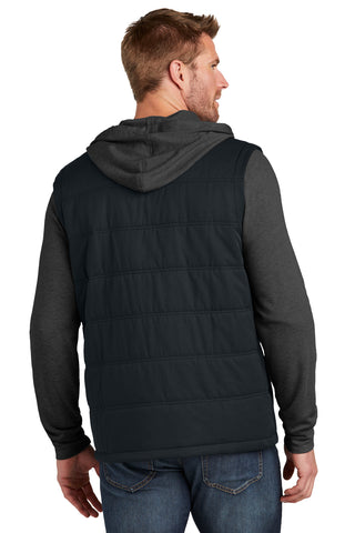 TravisMathew Tides Up Hooded Jacket (Black/ Black Heather)