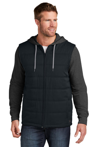 TravisMathew Tides Up Hooded Jacket (Black/ Black Heather)