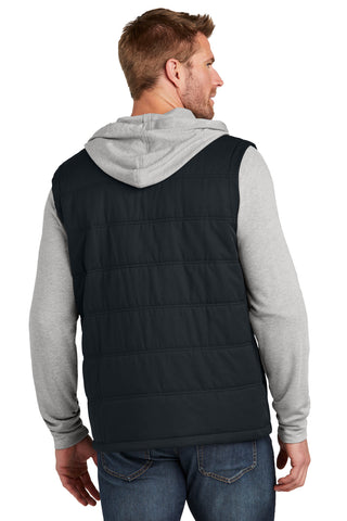 TravisMathew Tides Up Hooded Jacket (Black/ Grey Heather)