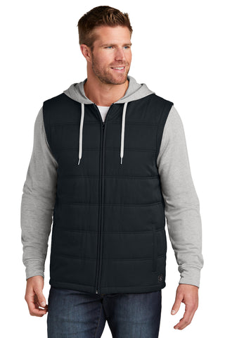 TravisMathew Tides Up Hooded Jacket (Black/ Grey Heather)