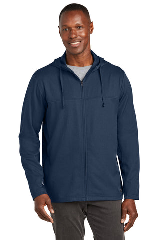 TravisMathew Balboa Hooded Full-Zip Jacket (Blue Nights Heather)