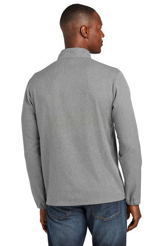 TravisMathew Balboa Chest Stripe 1/4-Zip (Dark Grey Heather)