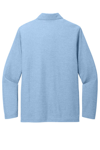 TravisMathew Oceanside Heather Long Sleeve Polo (Allure Heather)