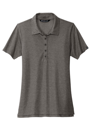 TravisMathew Ladies Oceanside Heather Polo (Black Heather)