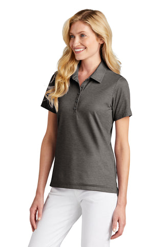 TravisMathew Ladies Oceanside Heather Polo (Black Heather)