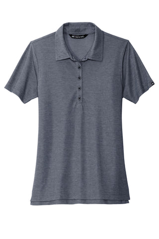 TravisMathew Ladies Oceanside Heather Polo (Blue Nights Heather)