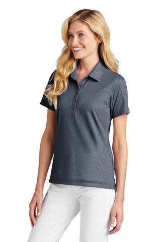 TravisMathew Ladies Oceanside Heather Polo (Blue Nights Heather)