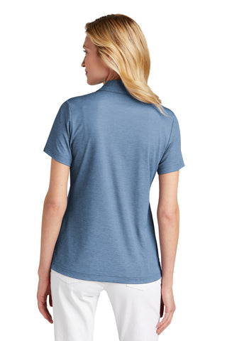 TravisMathew Ladies Oceanside Heather Polo (Classic Blue Heather)