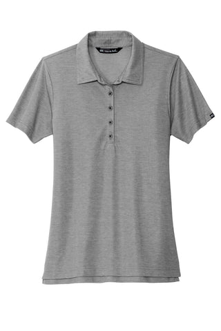 TravisMathew Ladies Oceanside Heather Polo (Quiet Shade Grey Heather)