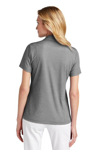 TravisMathew Ladies Oceanside Heather Polo (Quiet Shade Grey Heather)