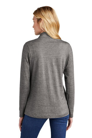 TravisMathew Ladies Crestview 1/4-Zip (Grey Heather)