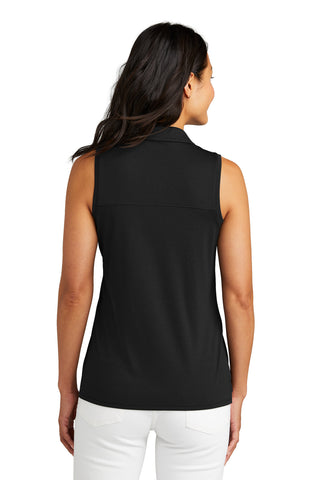 TravisMathew Ladies Coto Performance Sleeveless Polo (Black)