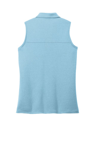 TravisMathew Ladies Coto Performance Sleeveless Polo (Brilliant Blue Heather)