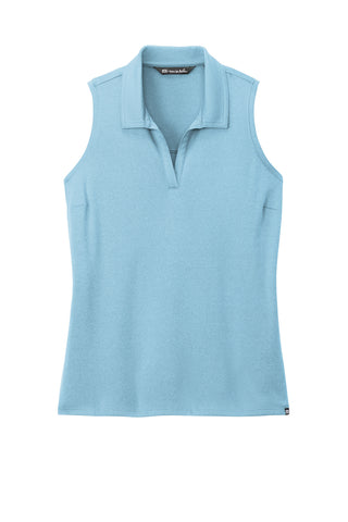 TravisMathew Ladies Coto Performance Sleeveless Polo (Brilliant Blue Heather)