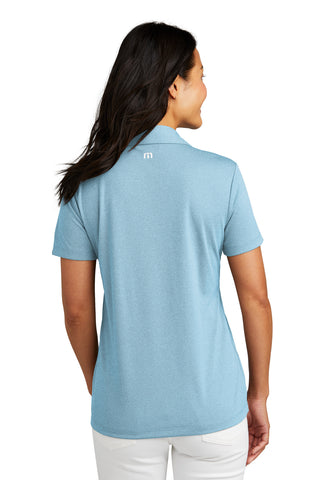 TravisMathew Ladies Coto Performance Polo (Brilliant Blue Heather)