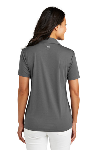 TravisMathew Ladies Coto Performance Polo (Quiet Shade Grey/ Black)