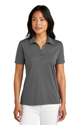 TravisMathew Ladies Coto Performance Polo (Quiet Shade Grey/ Black)