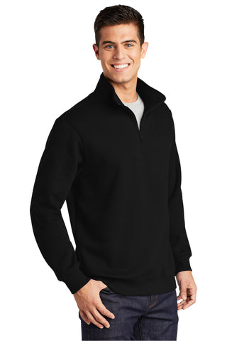 Sport-Tek Tall 1/4-Zip Sweatshirt (Black)